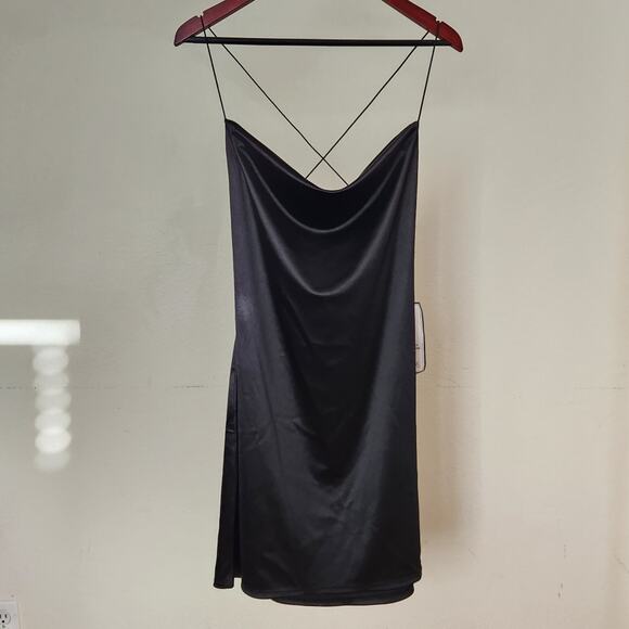 B Darling Juniors Black Open Back Bodycon Dress Size 15/16 - Picture 6 of 8